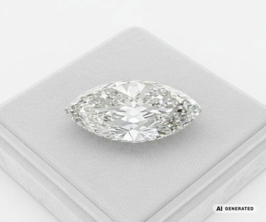 Cullinan-VII-Diamant - KI-generierte künstlerische Interpretation dieses Edelsteins