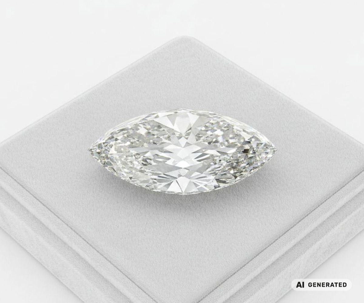 Cullinan-VII-Diamant - KI-generierte künstlerische Interpretation dieses Edelsteins
