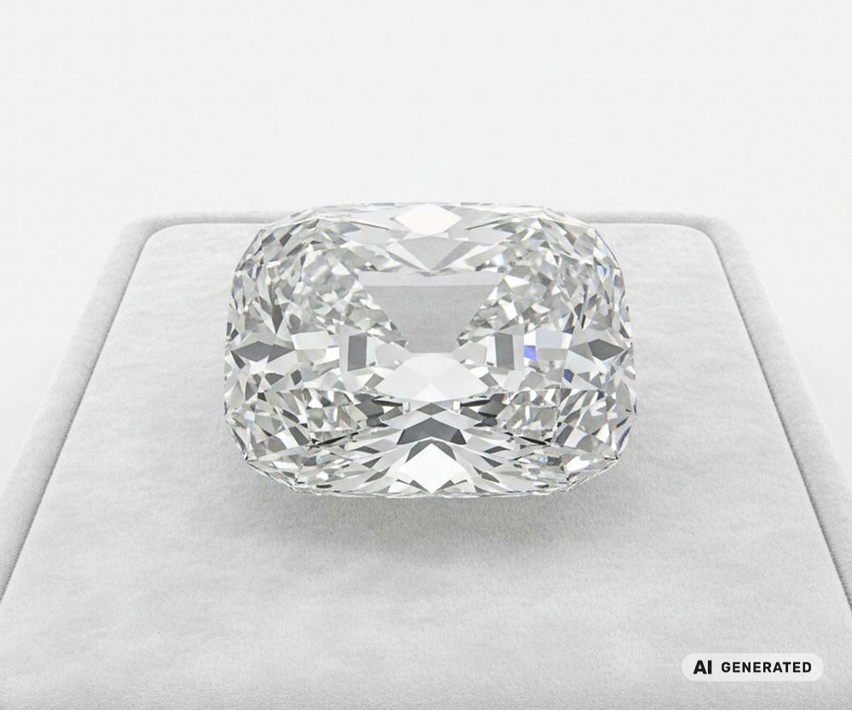 Cullinan-VIII-Diamant - KI-generierte künstlerische Interpretation dieses Edelsteins