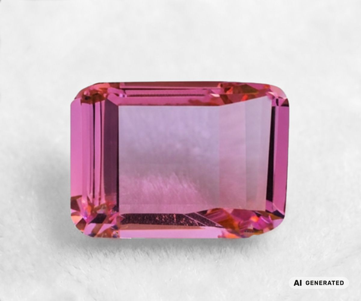 Darya-i-Noor Diamant - KI-generierte künstlerische Interpretation dieses Edelsteins