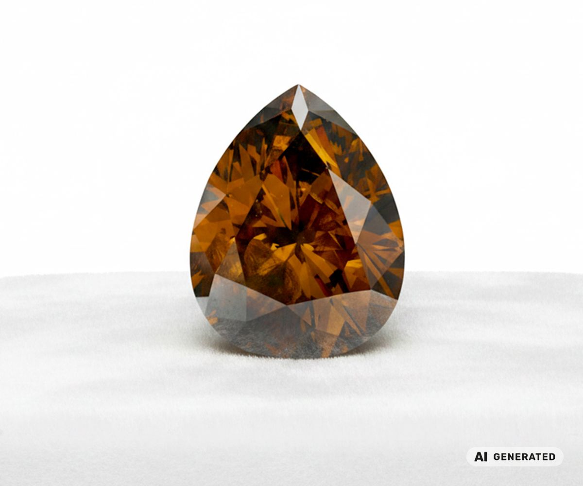 Earth Star Diamant - KI-generierte künstlerische Interpretation dieses Edelsteins