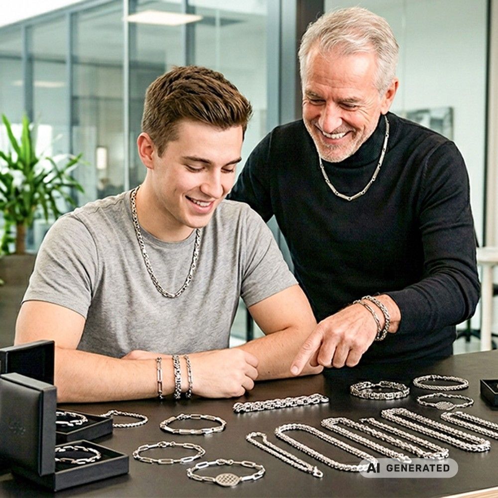 Edelstahl & Connectors - KI-generiertes Bild
