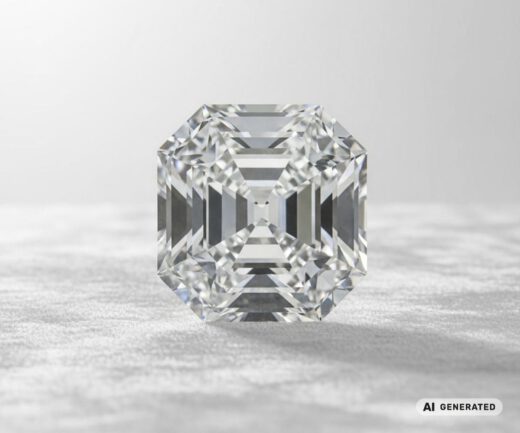 Elizabeth-Taylor-Diamant - KI-generierte künstlerische Interpretation dieses Edelsteins