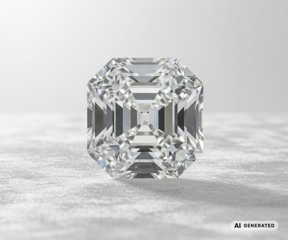 Elizabeth-Taylor-Diamant - KI-generierte künstlerische Interpretation dieses Edelsteins