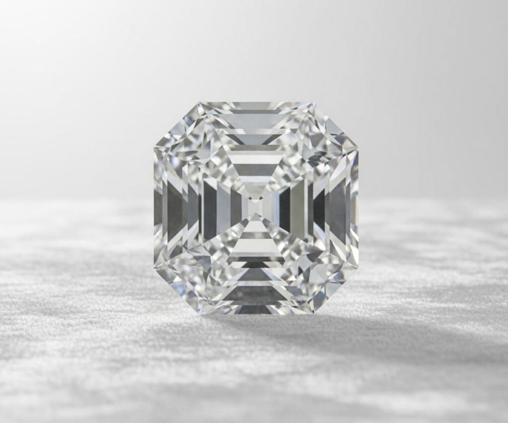 Elizabeth-Taylor-Diamant - KI-generierte künstlerische Interpretation dieses Edelsteins