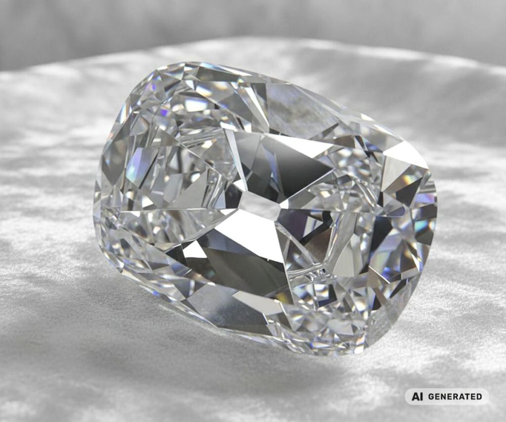 Erzherzog-Joseph -Diamant - KI-generierte künstlerische Interpretation dieses Edelsteins