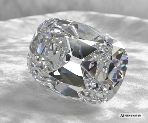 Erzherzog-Joseph -Diamant - KI-generierte künstlerische Interpretation dieses Edelsteins