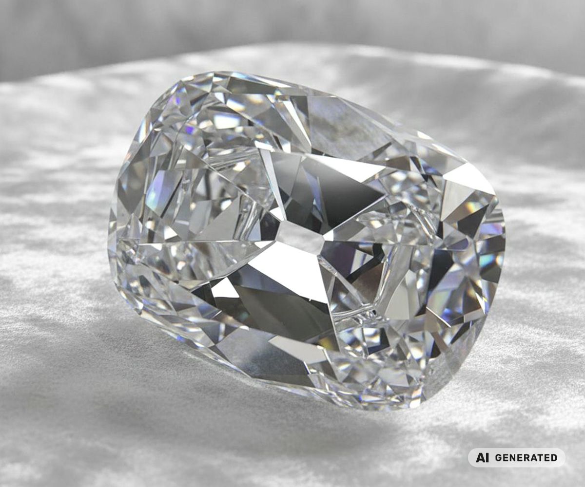 Erzherzog-Joseph -Diamant - KI-generierte künstlerische Interpretation dieses Edelsteins