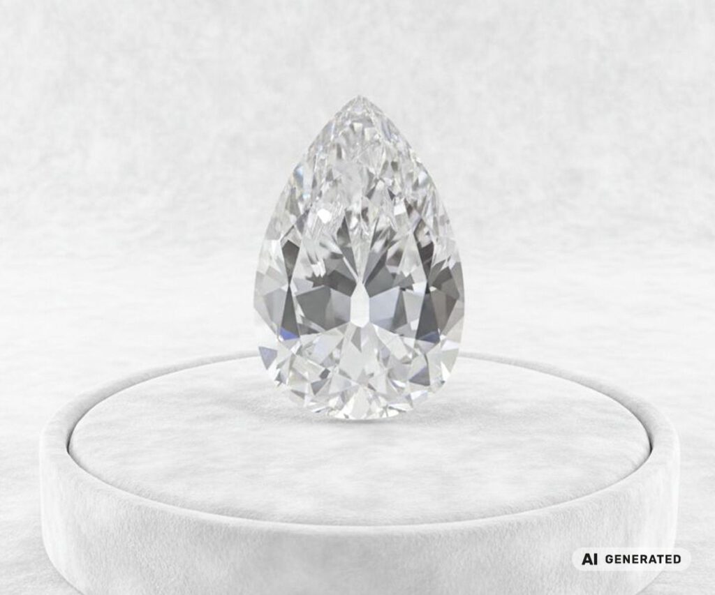 Excelsior-Diamant - KI-generierte künstlerische Interpretation dieses Edelsteins