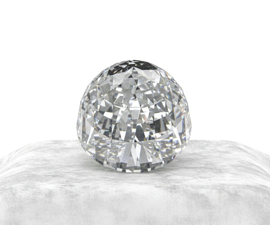 Großmogul Diamant - KI-generierte künstlerische Interpretation dieses Edelsteins