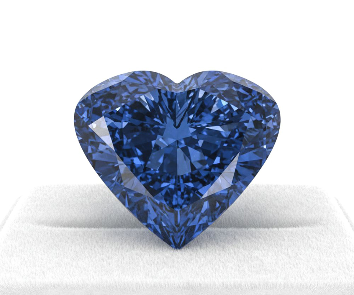 Heart of Eternity Diamant - KI-generierte künstlerische Interpretation dieses Edelsteins