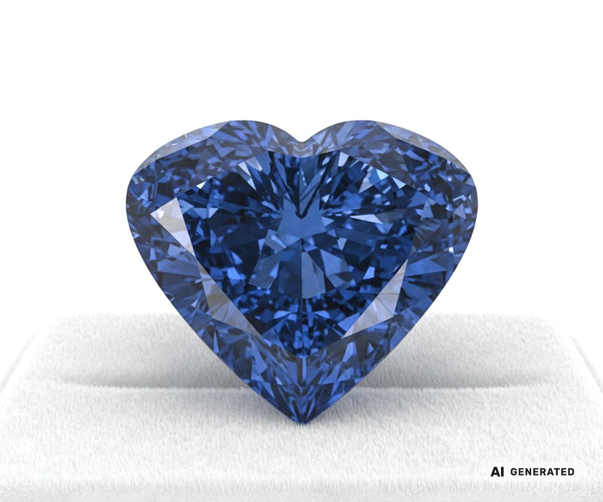 Heart of Eternity Diamant - KI-generierte künstlerische Interpretation dieses Edelsteins