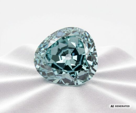 Idols Eye Diamant - KI-generierte künstlerische Interpretation dieses Edelsteins