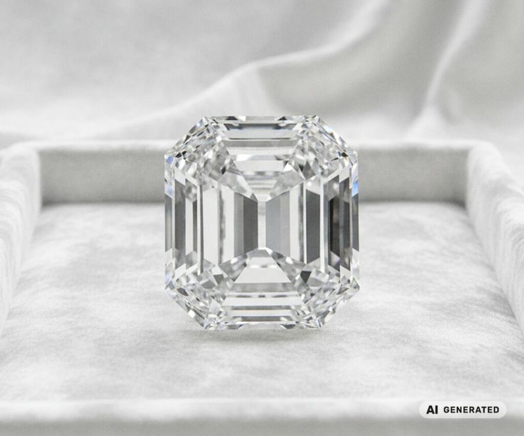 Jonker-Diamant - KI-generierte künstlerische Interpretation dieses Edelsteins