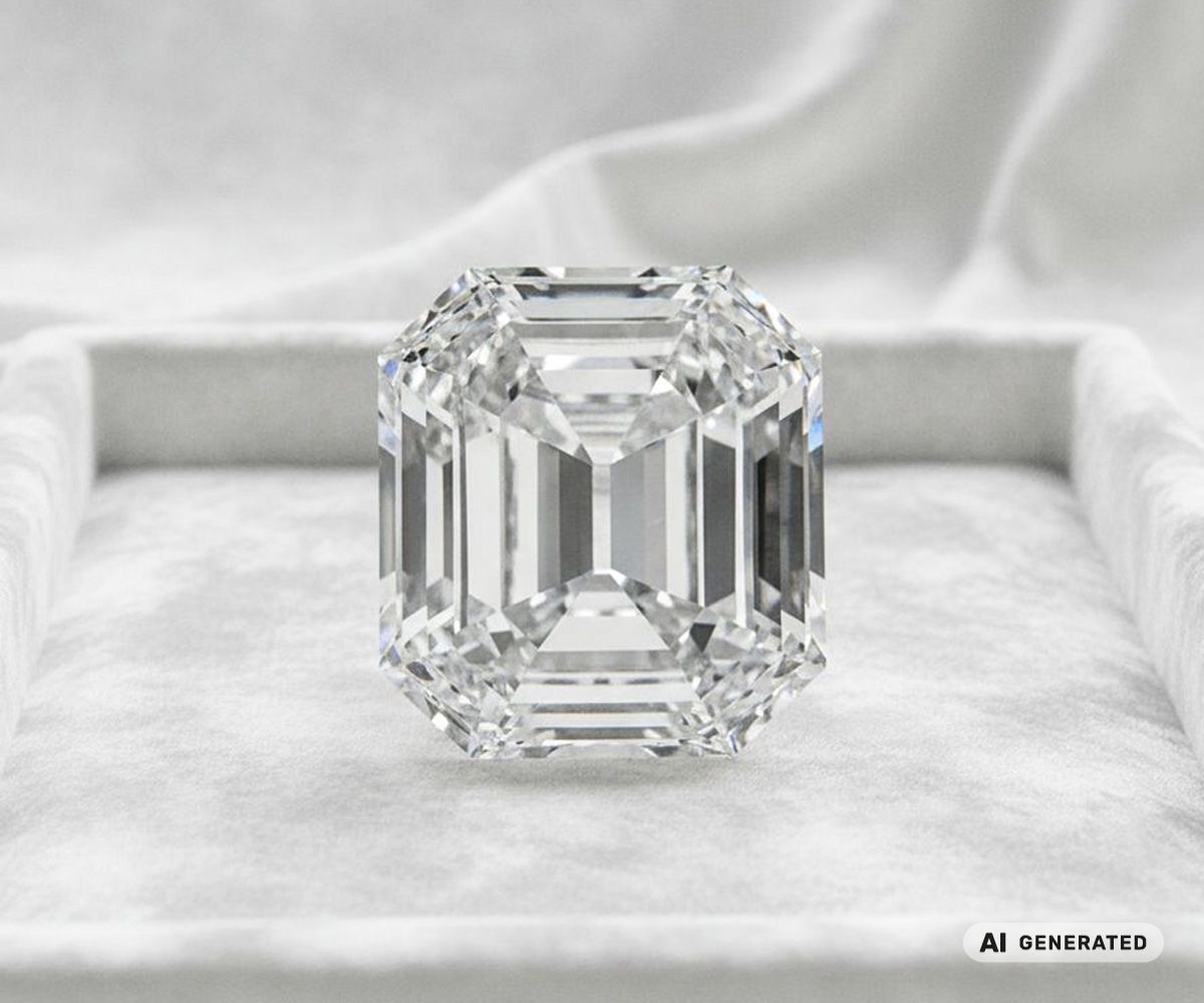 Jonker-Diamant - KI-generierte künstlerische Interpretation dieses Edelsteins