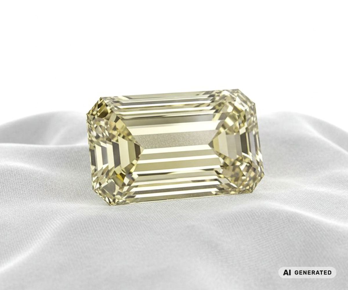 Kimberley-Diamant - KI-generierte künstlerische Interpretation dieses Edelsteins