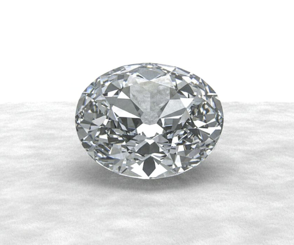 Koh-I-Noor Diamant - KI-generierte künstlerische Interpretation dieses Edelsteins