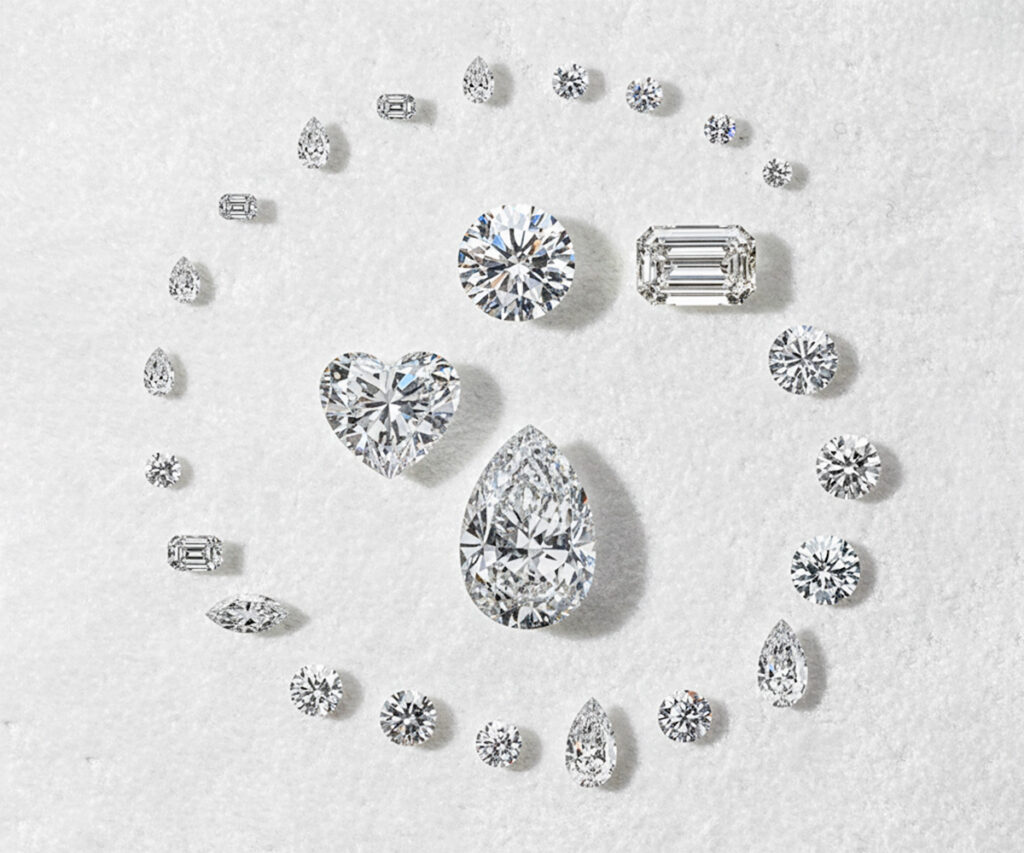 Lesotho-Diamant - KI-generierte künstlerische Interpretation dieses Edelsteins