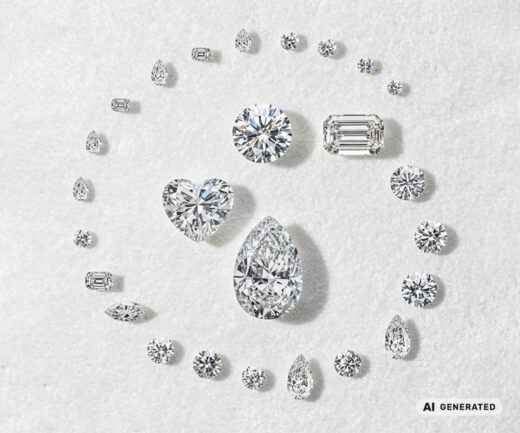 Lesotho-Diamant - KI-generierte künstlerische Interpretation dieses Edelsteins
