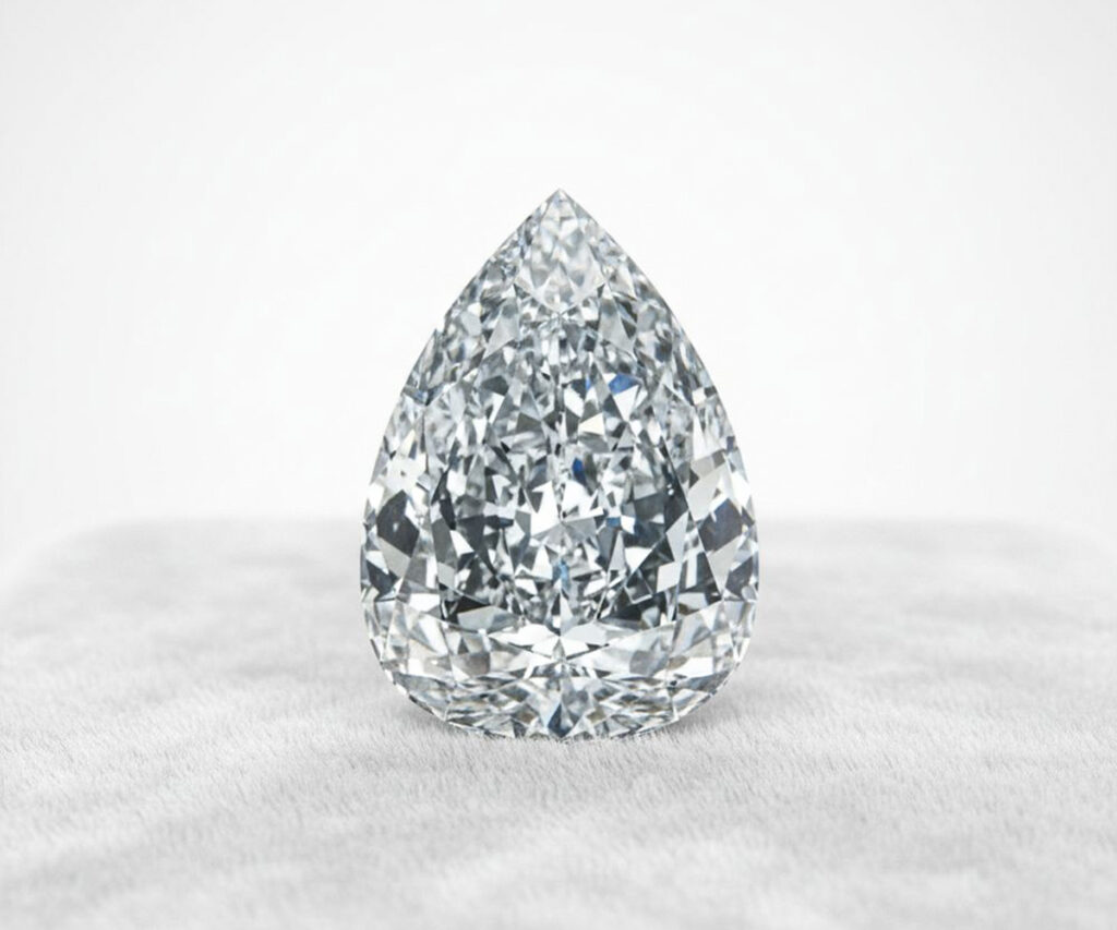 Millenium-Star-Diamant - KI-generierte künstlerische Interpretation dieses Edelsteins