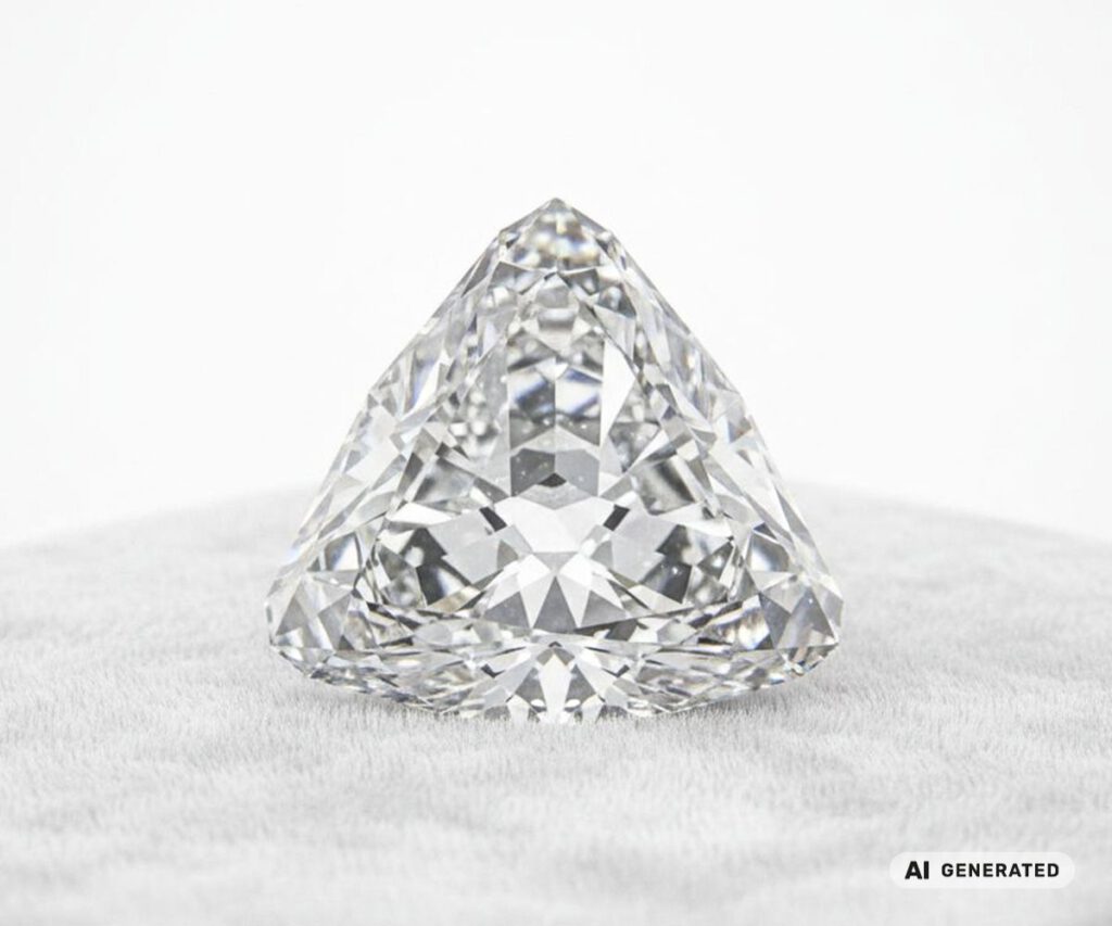 Nassak-Diamant - KI-generierte künstlerische Interpretation dieses Edelsteins