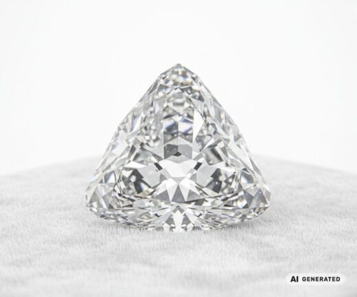 Nassak-Diamant - KI-generierte künstlerische Interpretation dieses Edelsteins