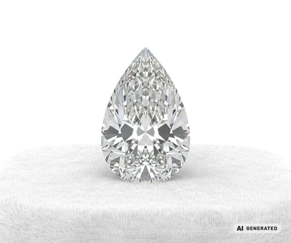 Niarchos Diamant - KI-generierte künstlerische Interpretation dieses Edelsteins