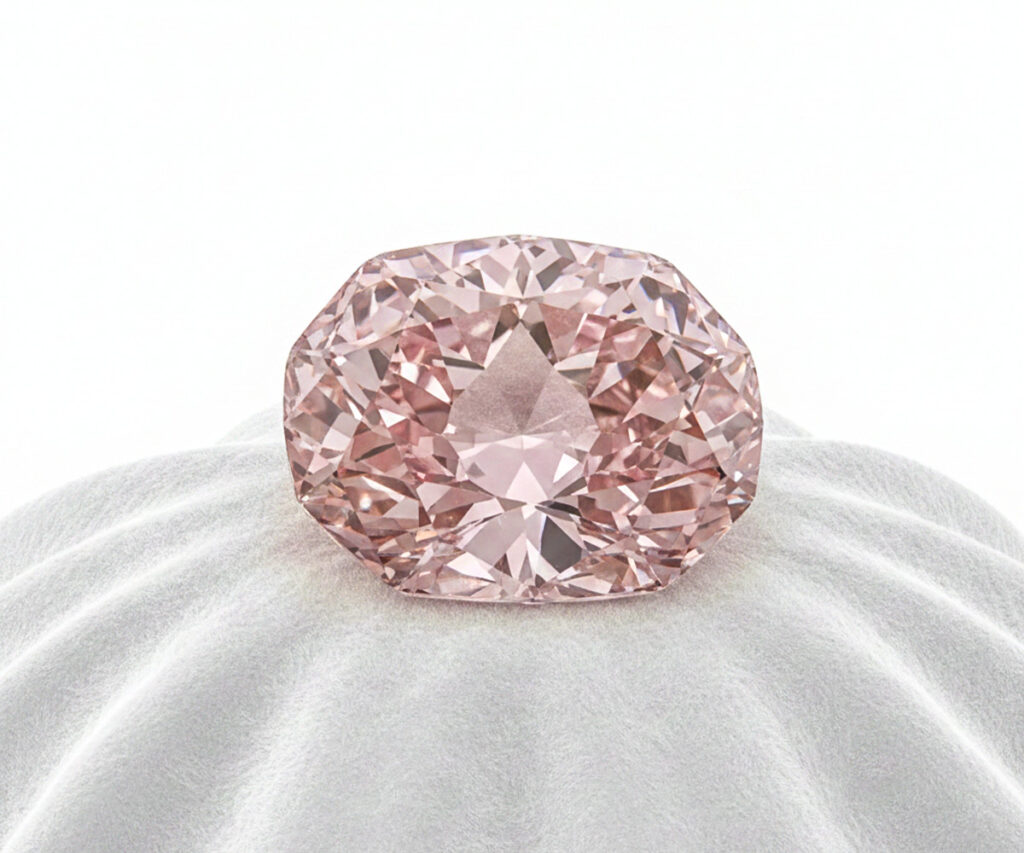 Nur-ul-Ain -Diamant - KI-generierte künstlerische Interpretation dieses Edelsteins