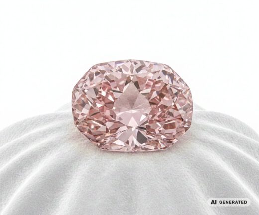 Nur-ul-Ain -Diamant - KI-generierte künstlerische Interpretation dieses Edelsteins