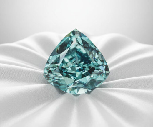 Ocean Dream Diamant - KI-generierte künstlerische Interpretation dieses Edelsteins