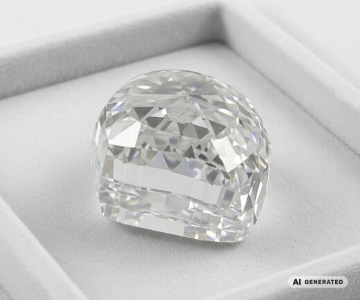 Orloff Diamant - KI-generierte künstlerische Interpretation dieses Edelsteins