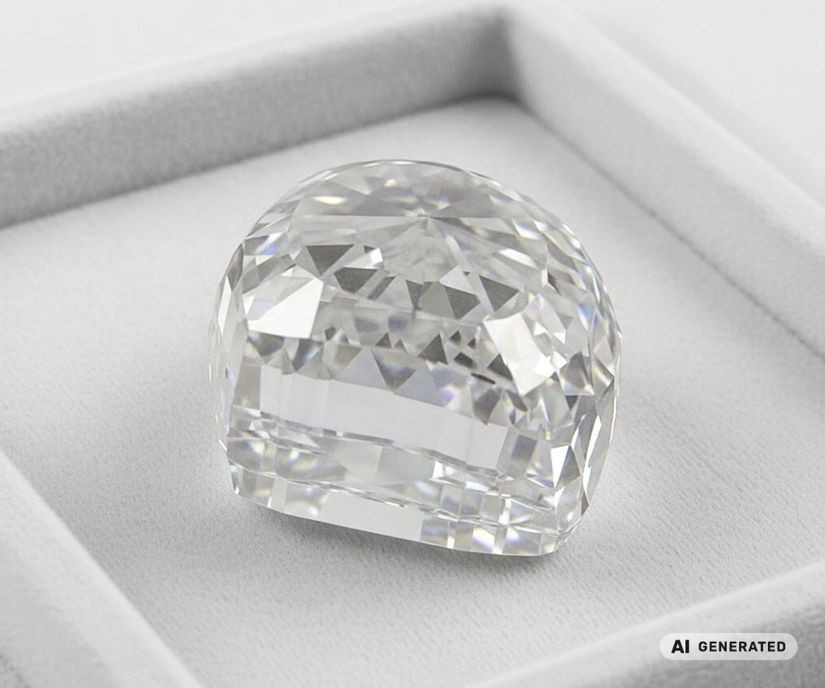 Orloff Diamant - KI-generierte künstlerische Interpretation dieses Edelsteins
