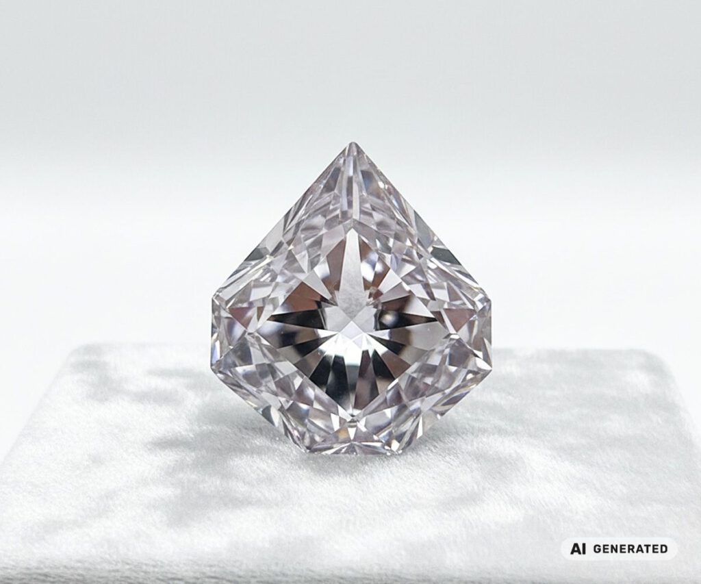 Paragon-Diamant - KI-generierte künstlerische Interpretation dieses Edelsteins
