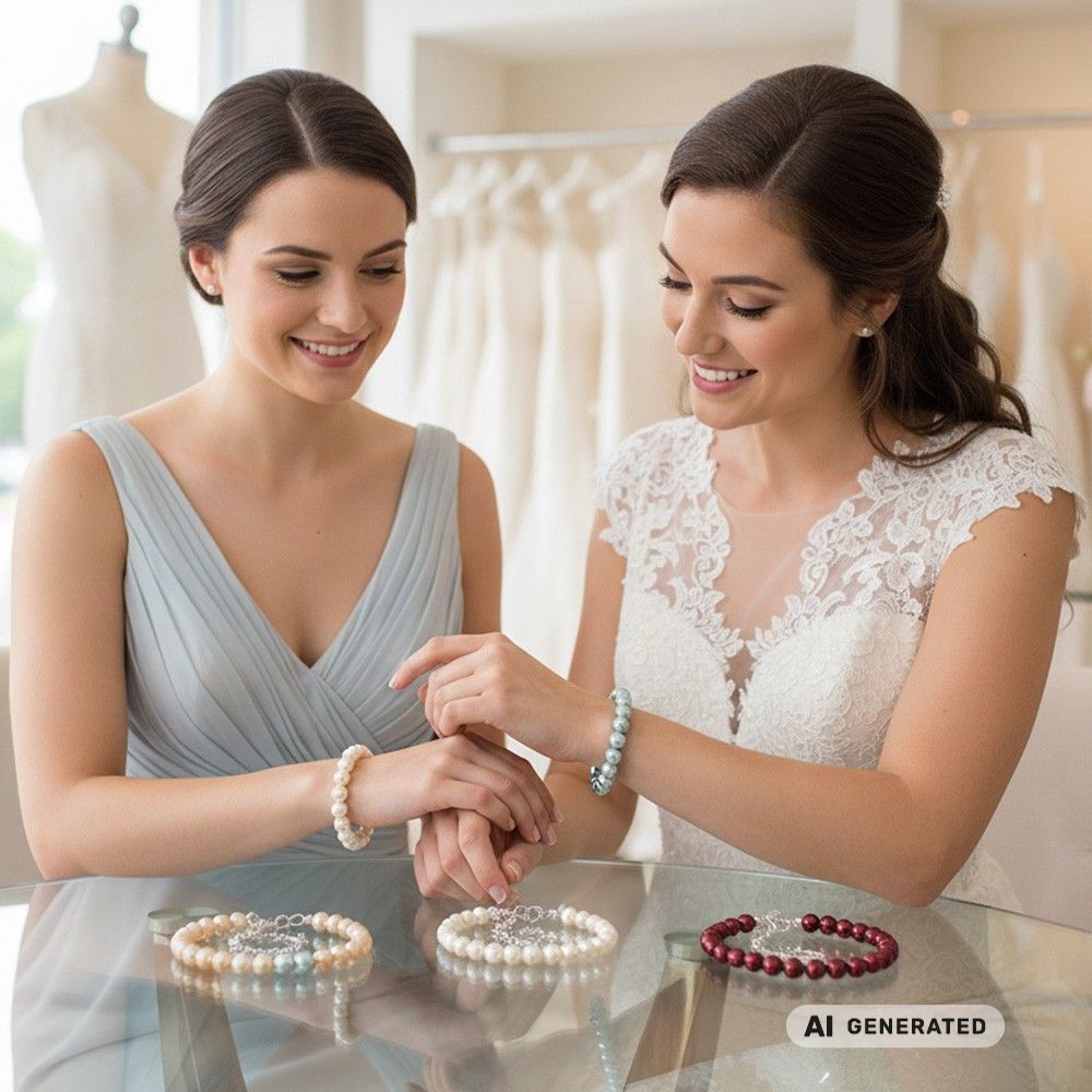 Perlen-Schmuck - KI-generiertes Bild