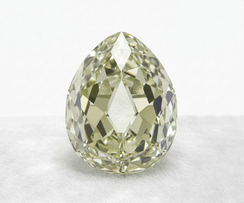 Sancy Diamant - KI-generierte künstlerische Interpretation dieses Edelsteins