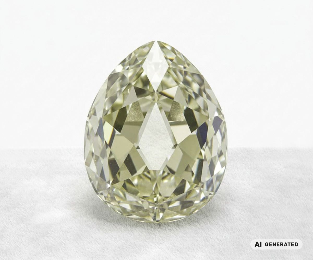 Sancy Diamant - KI-generierte künstlerische Interpretation dieses Edelsteins