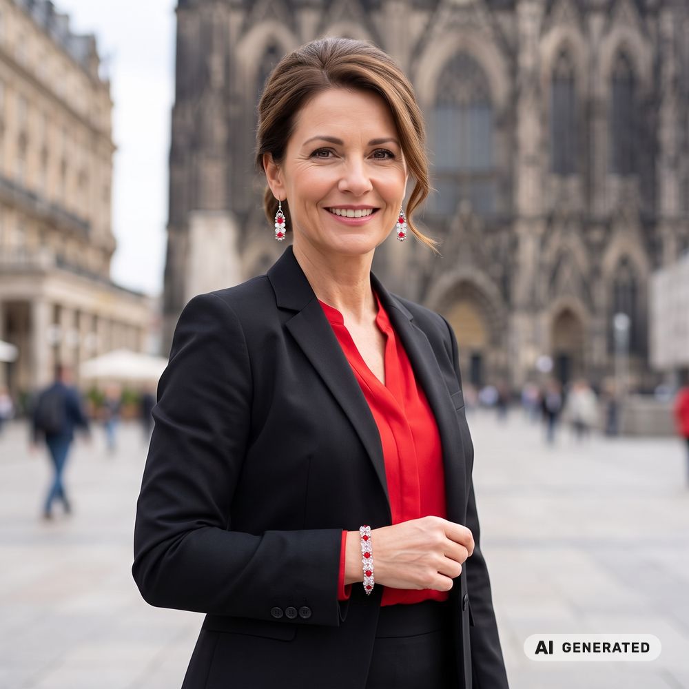 PERLidee-Schmuck-Set Köln silberfarben