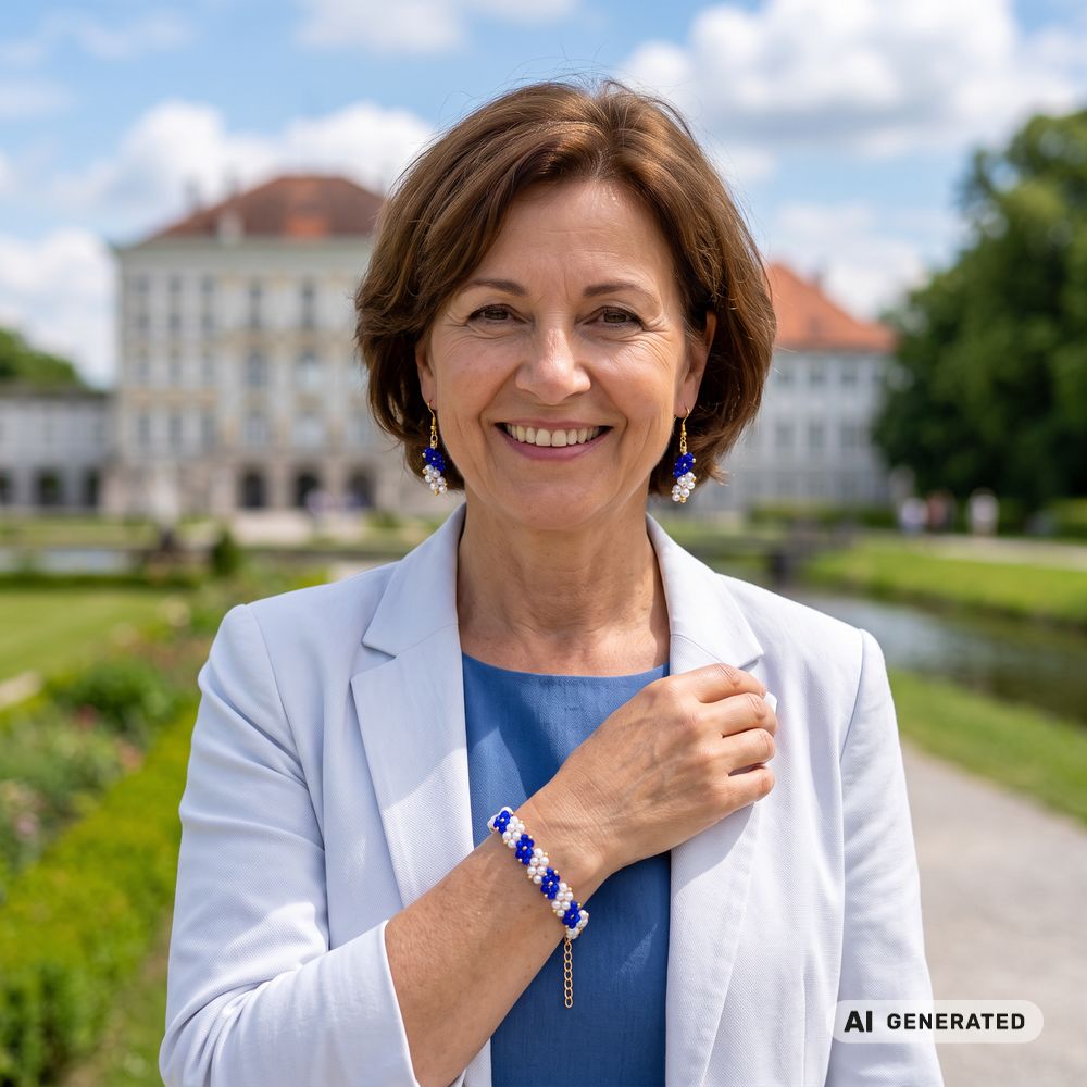 PERLidee-Schmuck-Set München goldfarben