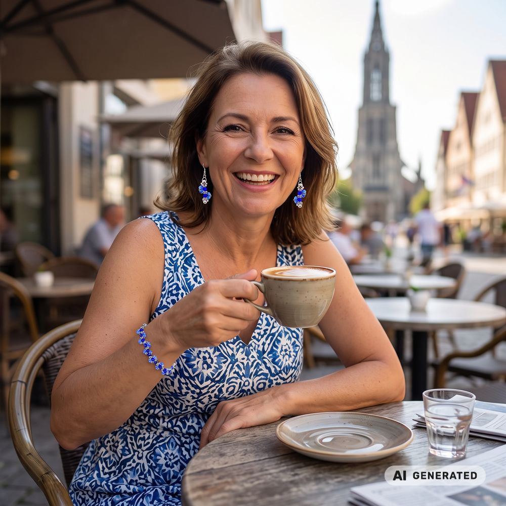PERLidee-Schmuck-Set Ulm silberfarben