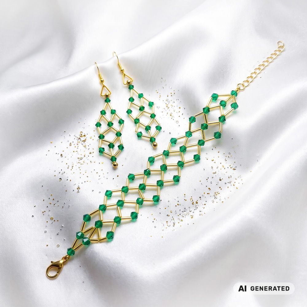 PERLidee-Schmuck-Set Bamberg goldfarben