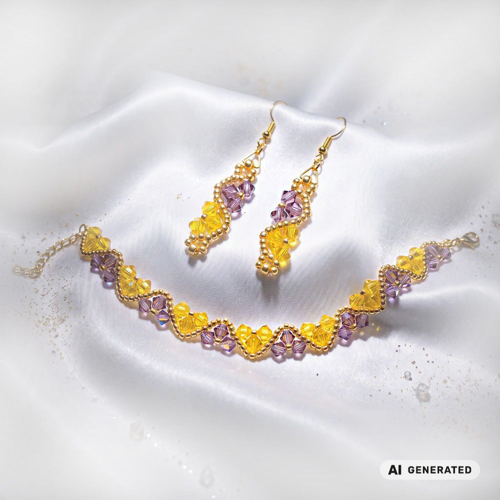 PERLidee-Schmuck-Set Leipzig goldfarben